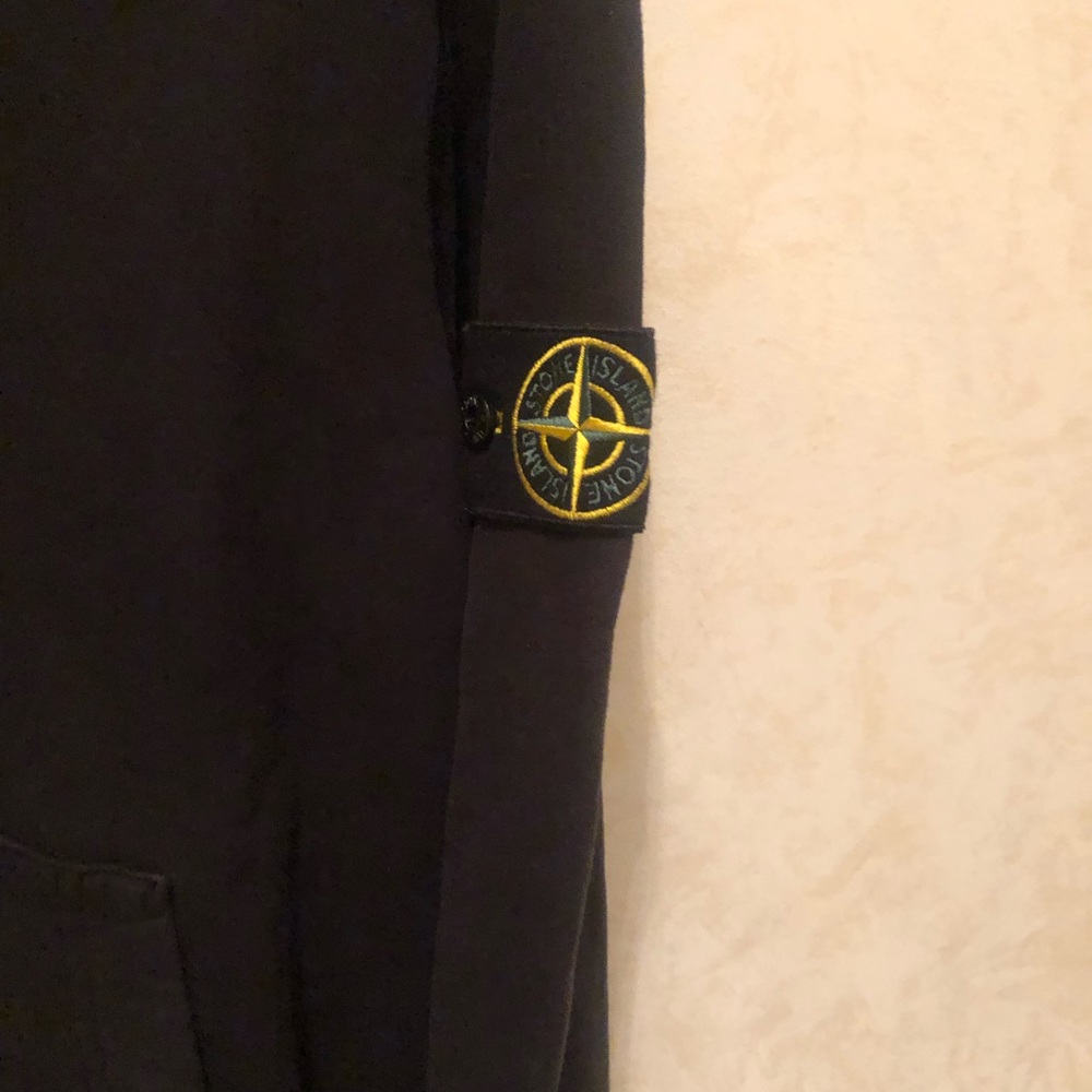 Celebrity’s favorite $375 Stone island basic logo patch hoodie men size m - Picture 5 of 7